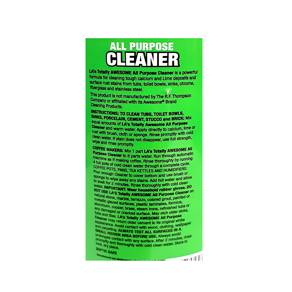 LA's Totally Awesome All Purpose Cleaner Rust, Lime Calcium (946ml)