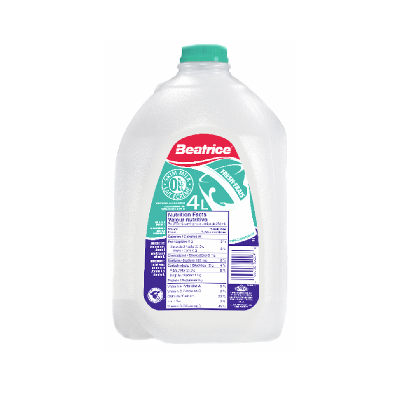 Beatrice 0% Skim Milk (4L)