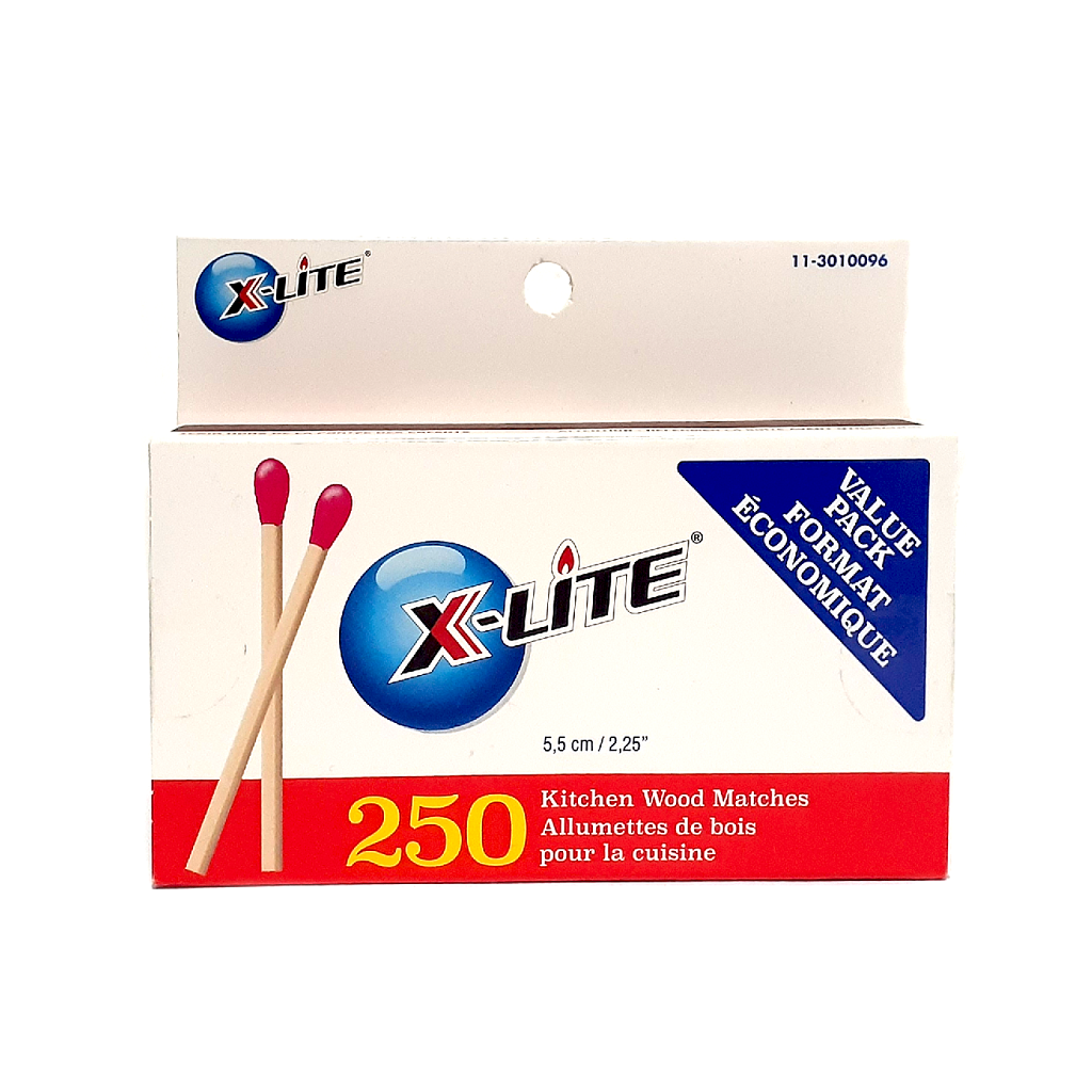 X-LITE - Kitchen Wood Matches (250ct)