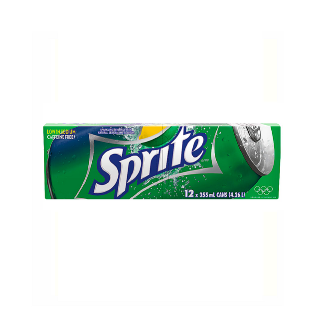 Sprite Cans 355ml (Pack of 12 Cans)