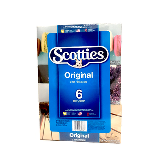 Scotties Original 2 Ply Facial Tissues (Pack of 6)