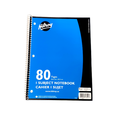 Hilroy 80 Pages Coil Notebook (Blue)