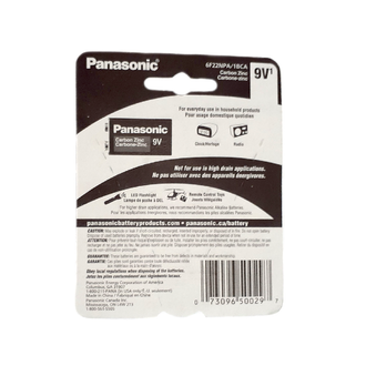 Panasonic 9V Super Heavy Duty Battery
