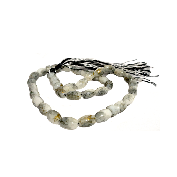 Elegant Marble Look 33 Beads Tasbih Counter