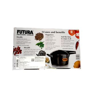 Futura Hard Anodized Pressure Cooker 5L
