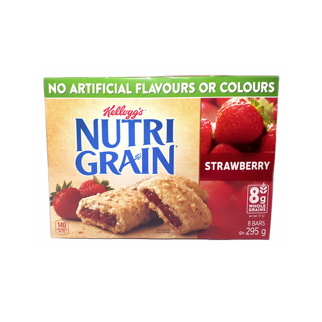 Kellogg's Nutri-Grain, Strawberry-8 Bars (295g)