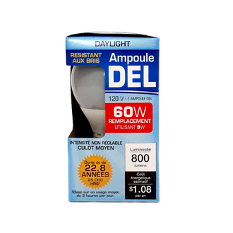 LED Light Bulb Daylight 60W Replacement