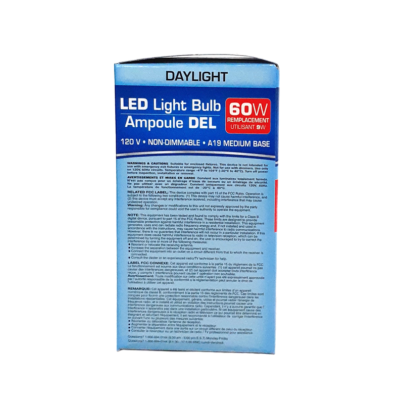 LED Light Bulb Daylight 60W Replacement