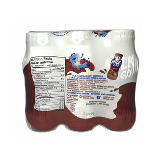 ⭐Milk2Go Chocolate Partly Skimmed Milk 1% (6x200ml)