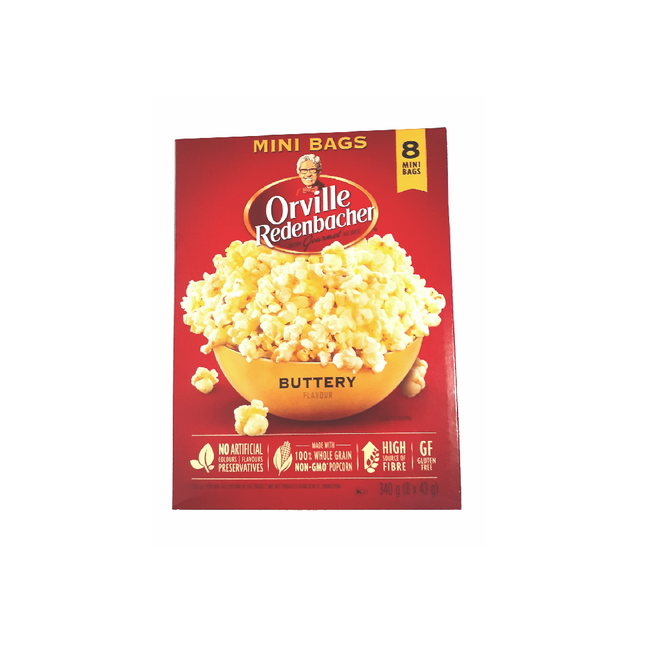 Orville Redenbachercher's Buttery Mini 8's Popcorn