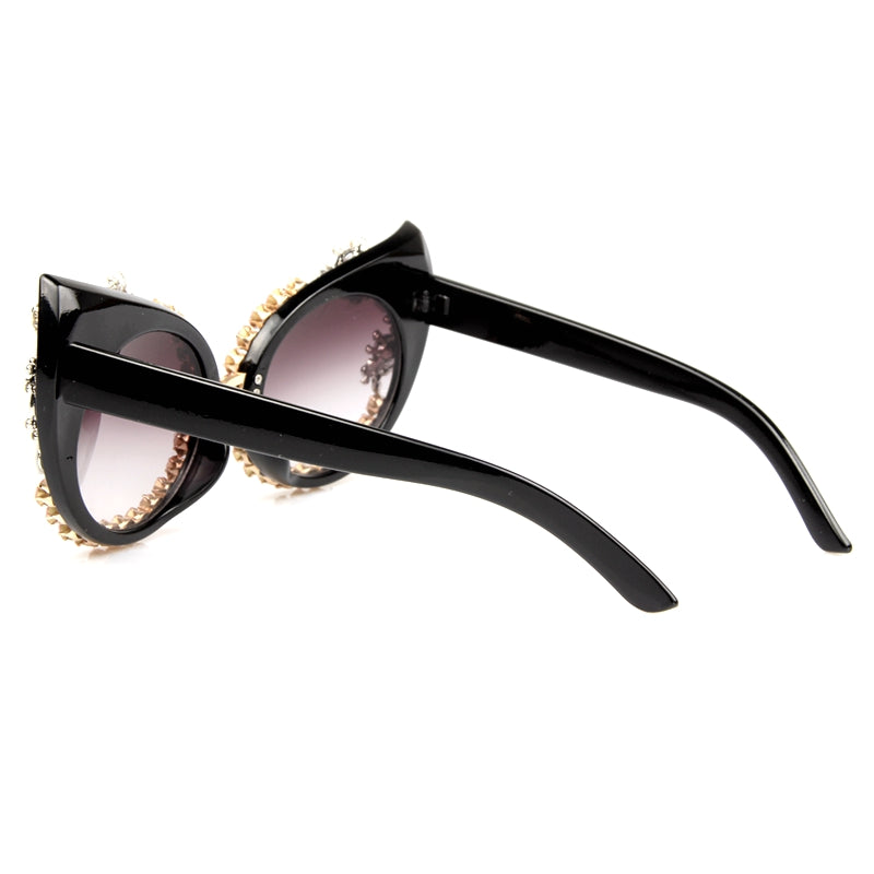 Luxury Floral Cat Eye Sunglasses