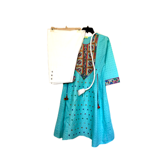 Urban Turquoise Peplum 3 Piece Suit (Small)