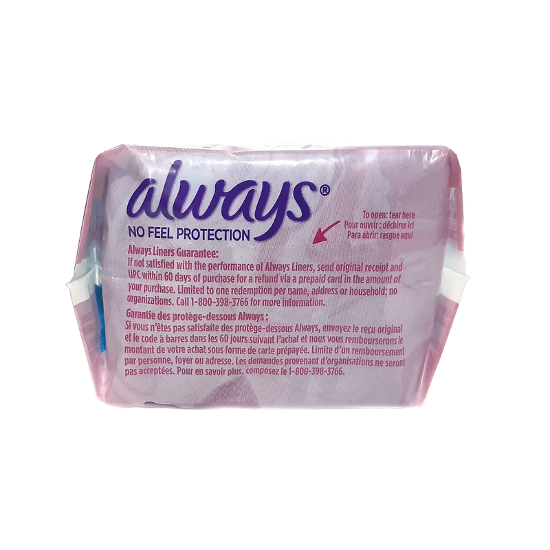 Always No Feel Protection Thin (Pack of 60)