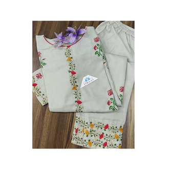 Khadi Cotton Party Wear Kurti With Pant