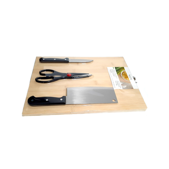 Bamboo Cutting Board Set with Accessories