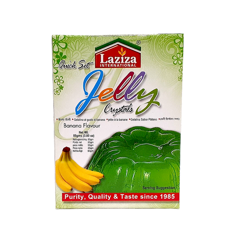 Laziza Banana Flavour Jelly Crystals (85g)