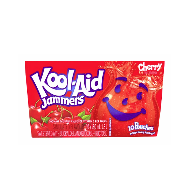 Kool-Aid Jammers Cherry (10x180ml)