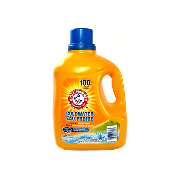 Arm & Hammer Cold Water Laundry Detergent Clean Fresh Scent (100 Loads)