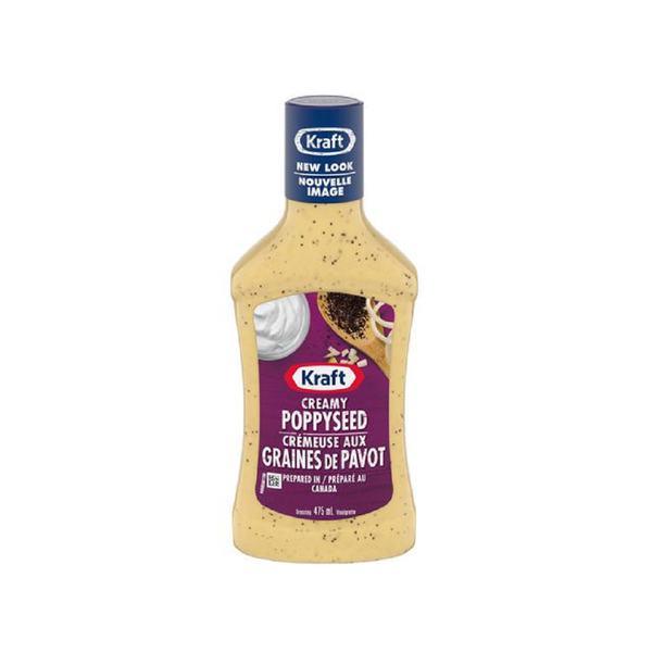 Kraft Creamy Poppyseed Dressing (475ml)