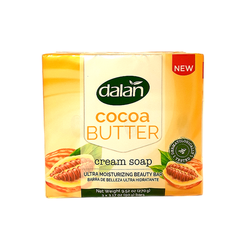 Dalan Cocoa Butter Cream Soap Bar (3x90g)