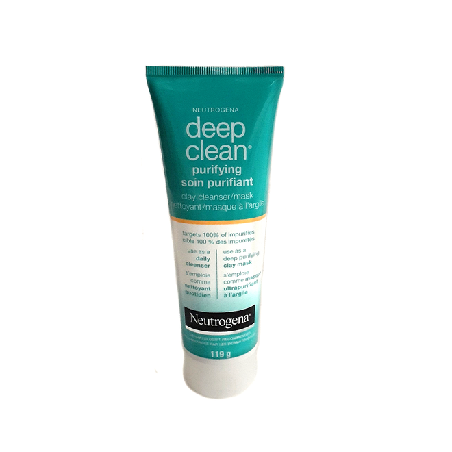 Neutrogena Deep Clean Purifying Clay Cleanser/Mask (119g)