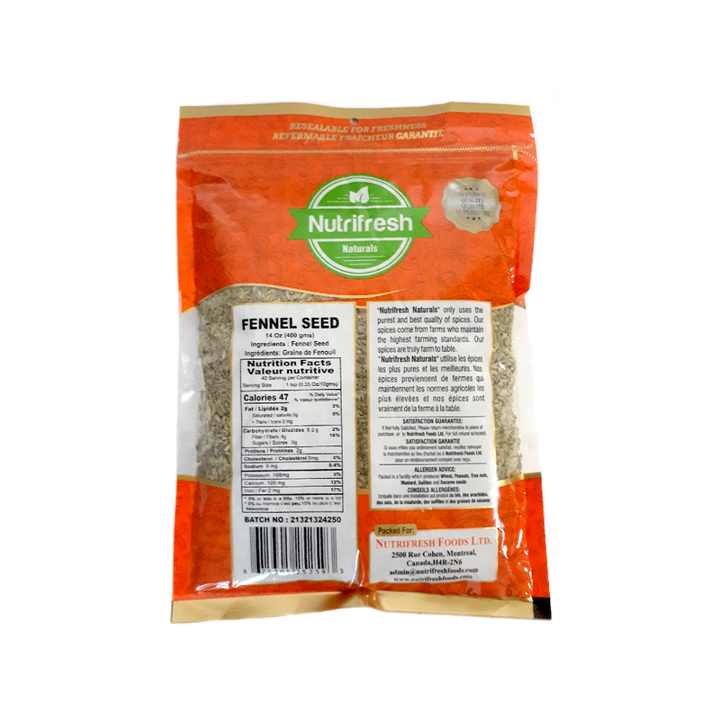 Nutrifresh Fennel Seed (400g)