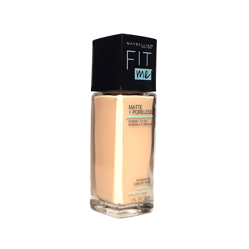 Maybelline New York Fit Me Matte Plus Poreless Liquid Foundation(110 Porcelain)