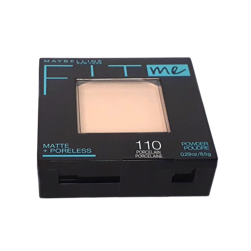 Maybelline New York Fit Me Matte Plus Poreless Foundation Powder (110 Porcelain)