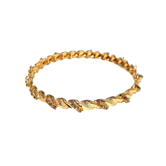 Golden Bangles- 2.5 inch (Set of 4)