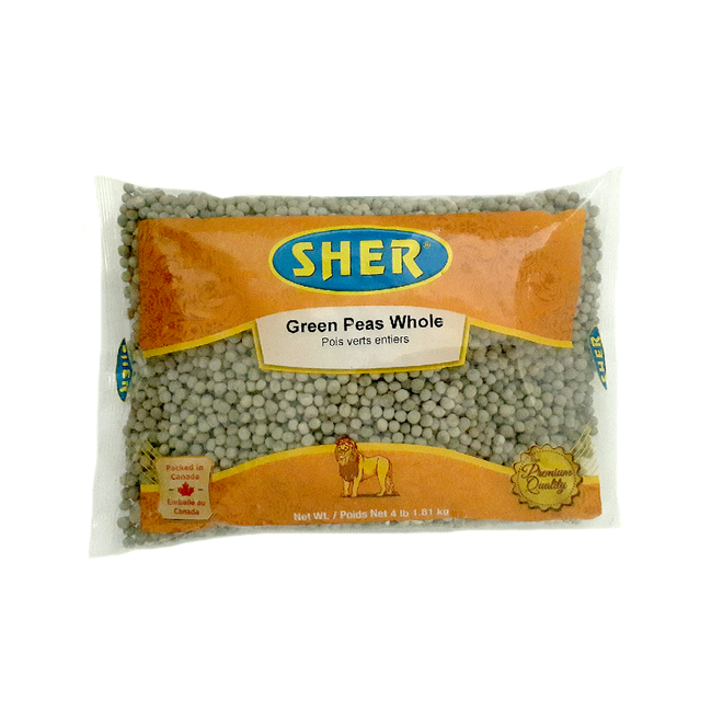 Sher Green Peas Whole (4 lb)