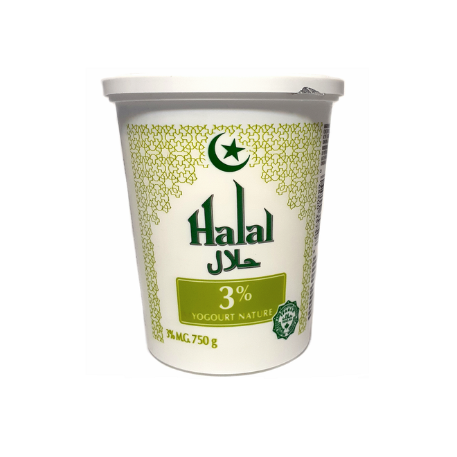 Halal Yogurt, Plain 3%