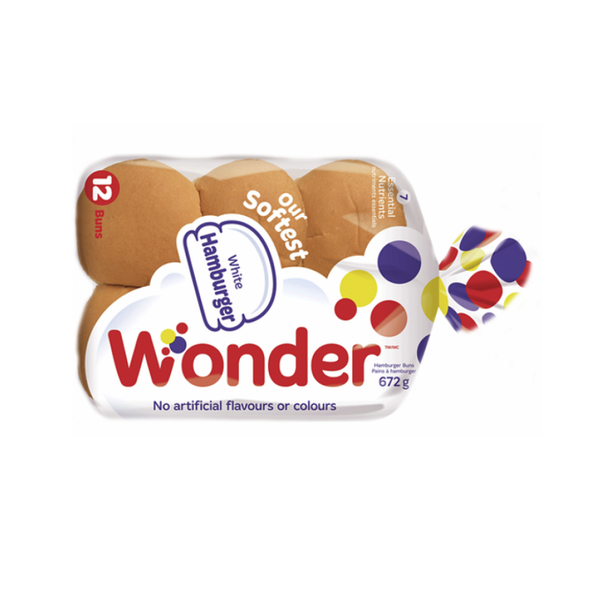 Wonder Hamburger Buns(672g)