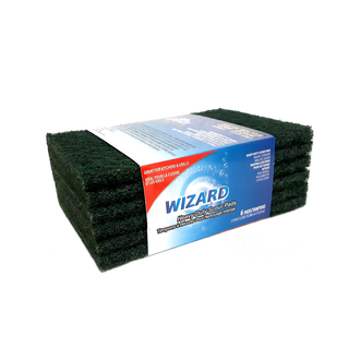 Wizard Heavy Duty Scour Pads (Pack of 6)