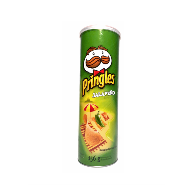 Pringles, Jalapeno Flavour Potato Chips (156g)