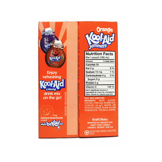 Kool-Aid Jammers Orange Fruit Beverage (10x180ml)
