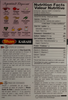 Shan Karahi Masala Mix