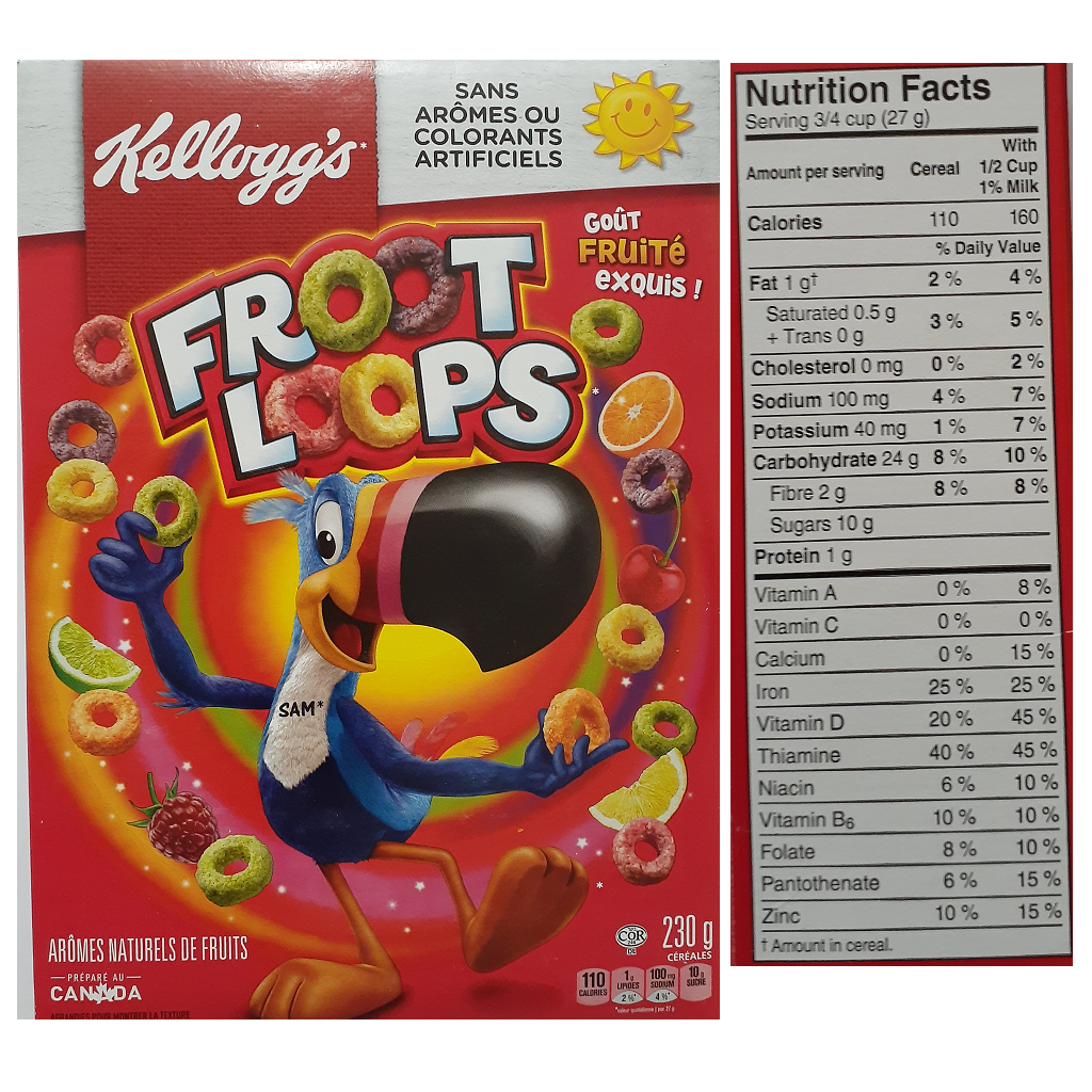 Cereal Froot Loops Kit Com 2 Unidades De 230g