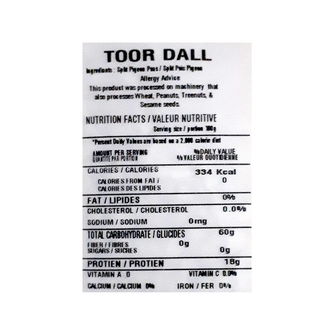 From The Earth Madhi Toor Dall (4 LBS)