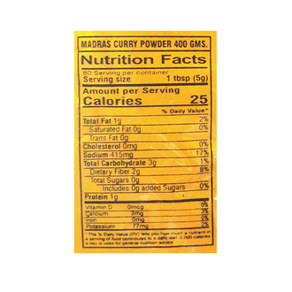 Zaika Madras Curry Powder (400g)