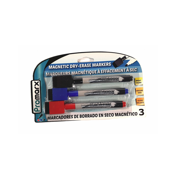 Promarx Dry-Erase Markers (Pack of 3)
