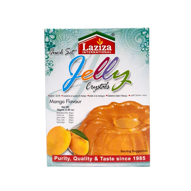 Laziza Mango Flavour Jelly Crystals (85g)
