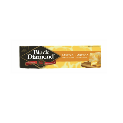 Black Diamond Marble Cheddar Bar (400g)