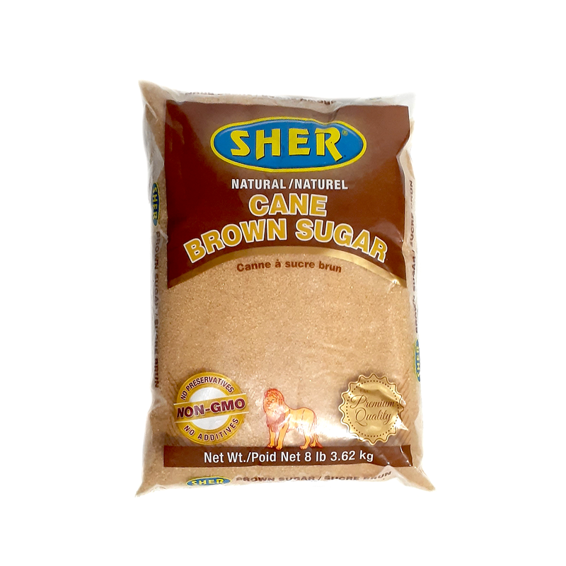 Sher Natural Cane Brown Sugar (8 LB)