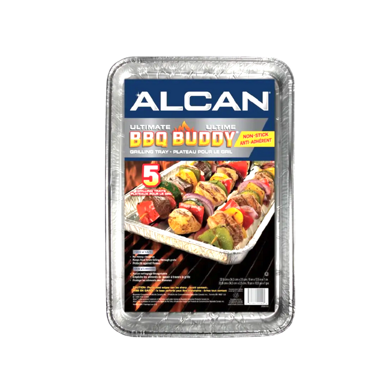 Alcan BBQ Buddy® Non-Stick Grilling Trays 5pk