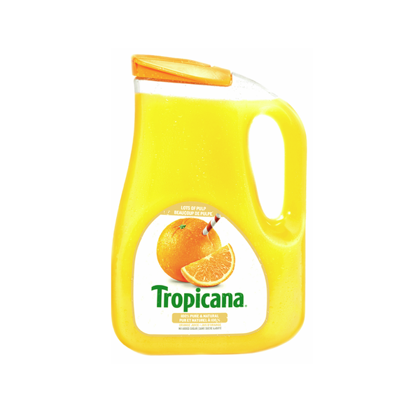 Tropicana 100% Orange Juice Lots of Pulp, (2.63L)