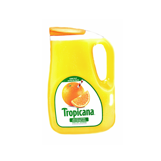 Tropicana 100% Orange Juice Some Pulp, (2.63L)