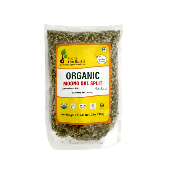 From The Earth Organic Moong Dal Split (2 LBS)
