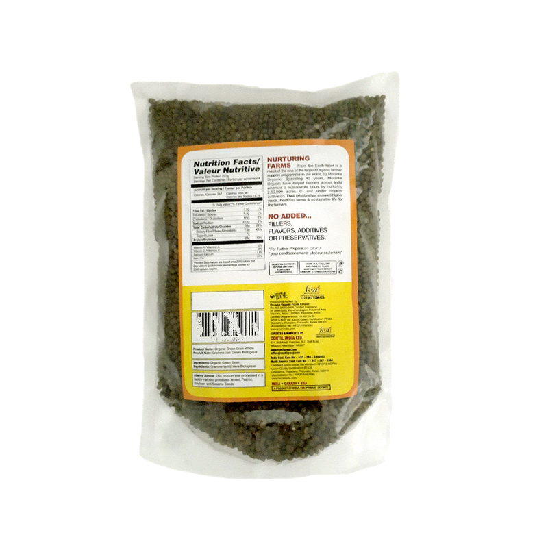 From The Earth Organic Moong Whole (2 LBS)