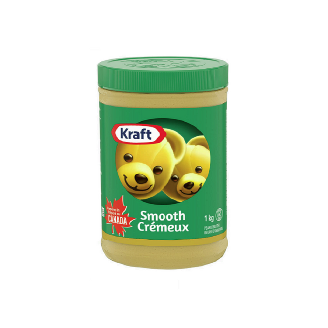 Kraft Peanut Butter, Smooth (1kg)