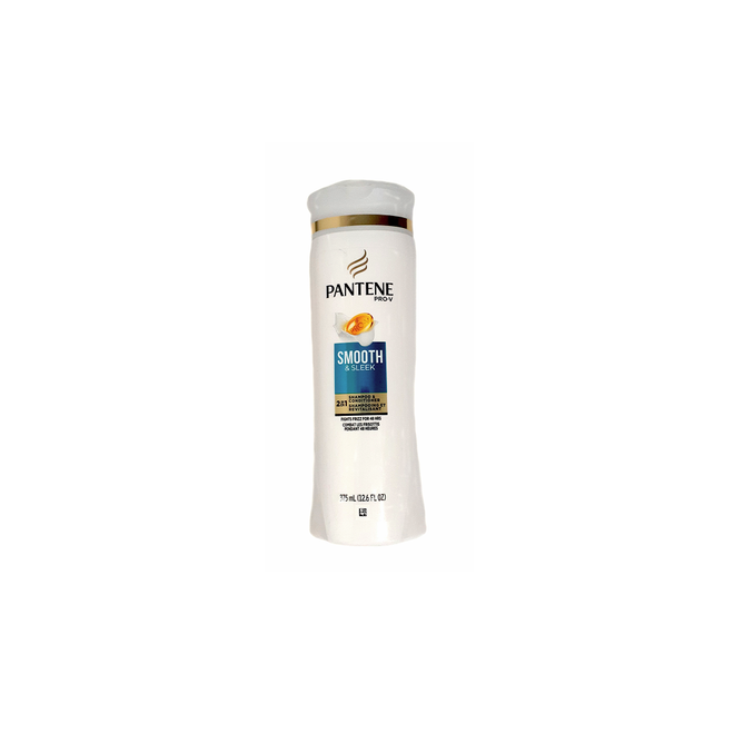 Pantene Pro-V Smooth & Sleek 2 in1 Shampoo & Conditioner (375ml)